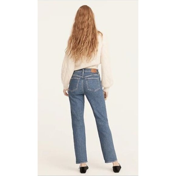 NEW Size 25T JCrew High Rise Full Length '90s Classic Straight Leg Jean - Picture 1 of 7